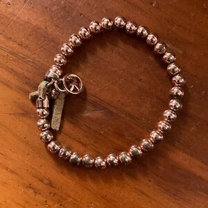 Elegant Gold Beaded Bracelet